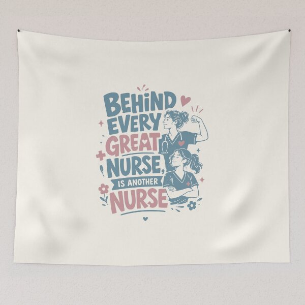 Item preview, Behind Every Great Nurse Is Another Nurse — Nurse Mentor Gift | Nurses Week 2026 RN Mug designed and sold by KiwyStudio.