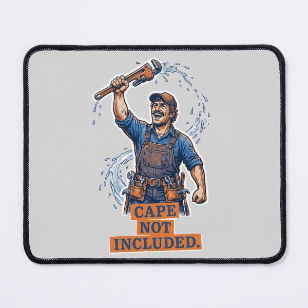 Item preview, Plumber Saves Day Print designed and sold by Ortsas.