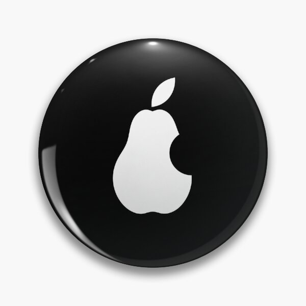 Item preview, Apple Parody Classic White iPear Logo  designed and sold by Fun&Design.