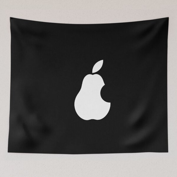 Item preview, Apple Parody Classic White iPear Logo  designed and sold by Fun&Design.