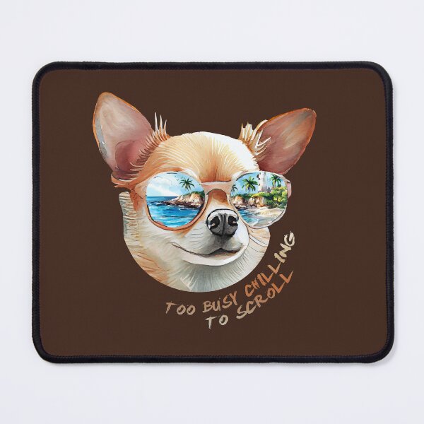 Item preview, Offline Chihuahua Vibes - too busy chiling to scroll designed and sold by GraphicComet.
