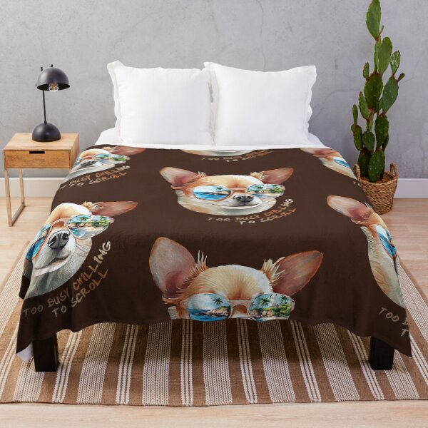Item preview, Offline Chihuahua Vibes - too busy chiling to scroll designed and sold by GraphicComet.