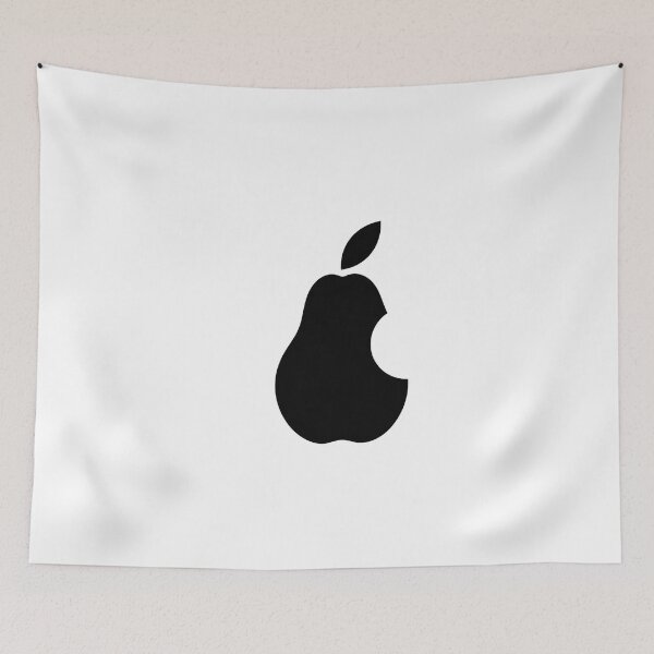 Item preview, Apple Parody Classic Black iPear Logo  designed and sold by Fun&Design.