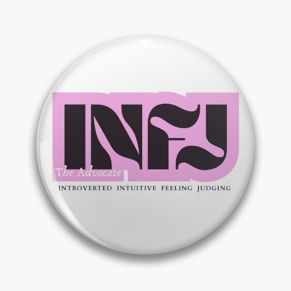 Item preview, Infj the advocate myers briggs mbti personality type psychology design pink retro designed and sold by Librarian Lauren.