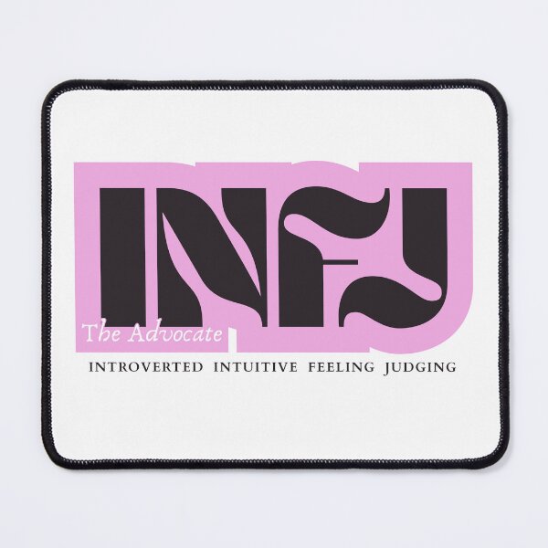 Item preview, Infj the advocate myers briggs mbti personality type psychology design pink retro designed and sold by Librarian Lauren.