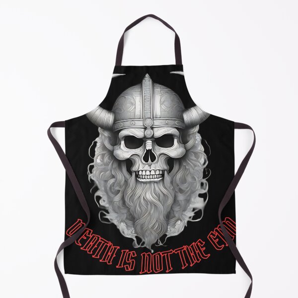 Item preview, Death Is Not The End Viking Skull Etching designed and sold by DarkOriginArts.