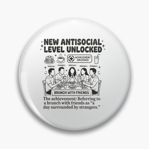 Item preview, New Antisocial Level Unlocked designed and sold by oxsa82.