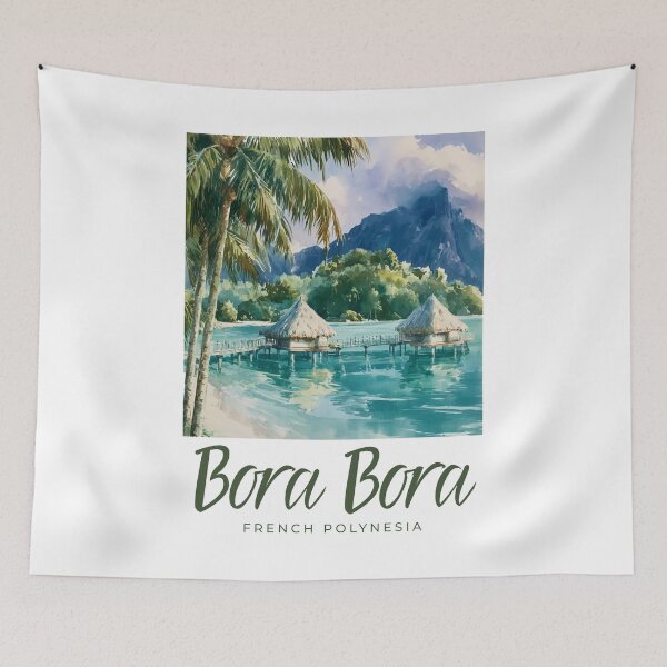 Item preview, Bora Bora - French Polynesia designed and sold by StudioRedKoala.