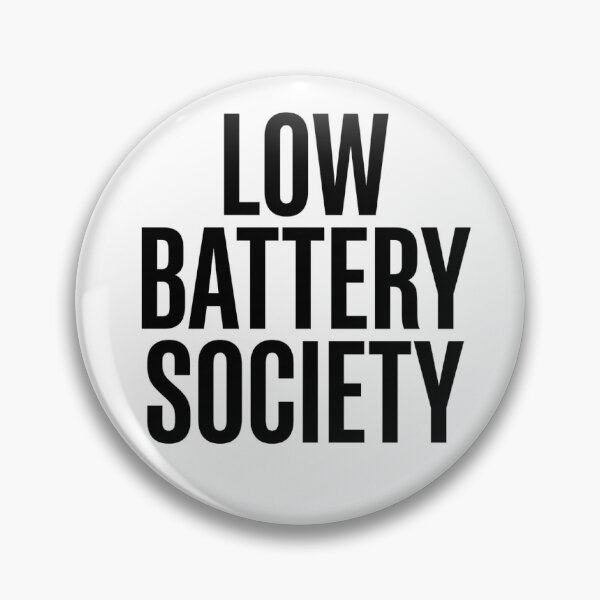 Item preview, Low Battery Society Minimal Typography Aesthetic Brand Design designed and sold by Low Battery Club Co.