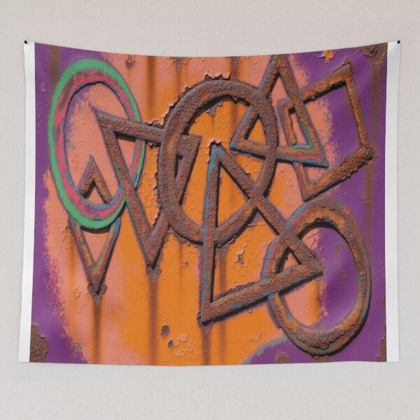 Item preview, Disorder By Design Weathering colorful geometric abstract design designed and sold by SmashingDeals.