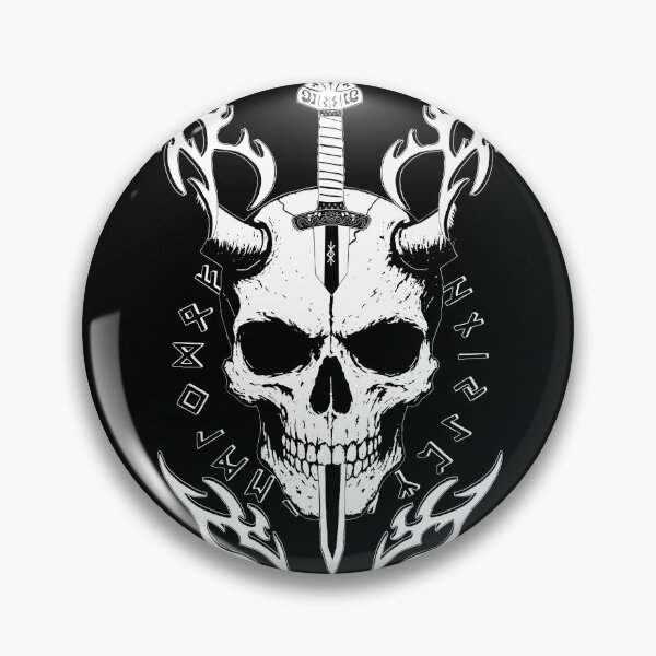Item preview, BIRD Original - Nordic Skull Sword Warrior designed and sold by shopBird.