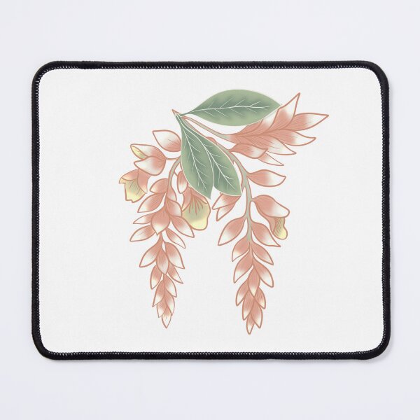 Item preview, Stylized Wisteria in Soft Peach Tones designed and sold by Nekogobido.