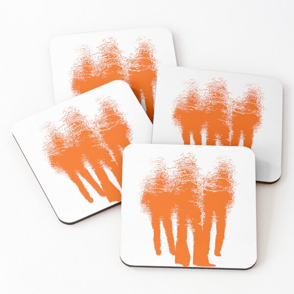 Item preview, TRIO. PUDDLE ART GRAPHIC. ORANGE. designed and sold by 5hertz.