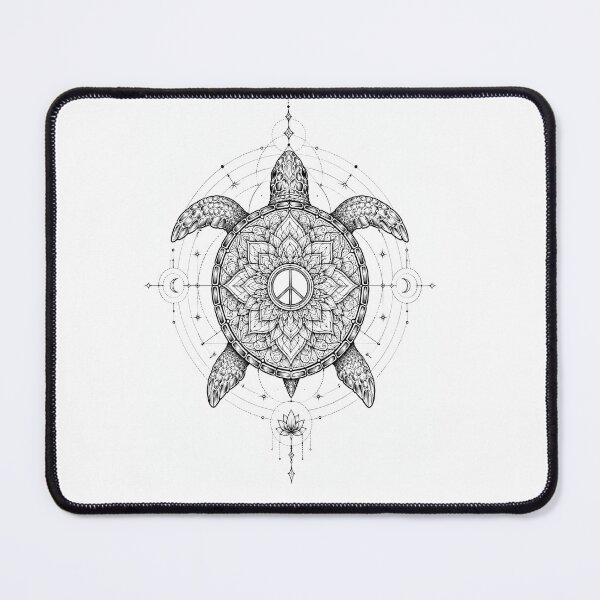 Item preview, Peace Turtle Sacred Geometry Mandala designed and sold by suryabumblee.