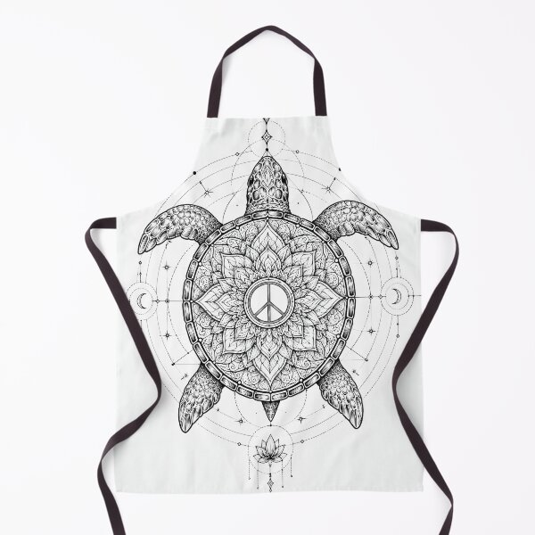 Item preview, Peace Turtle Sacred Geometry Mandala designed and sold by suryabumblee.