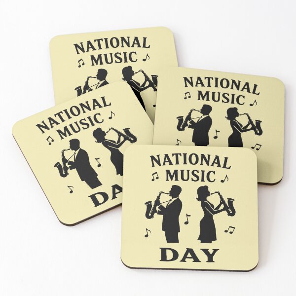 Item preview, Saxophone Duo - World Music Day designed and sold by Art-Arcade6.