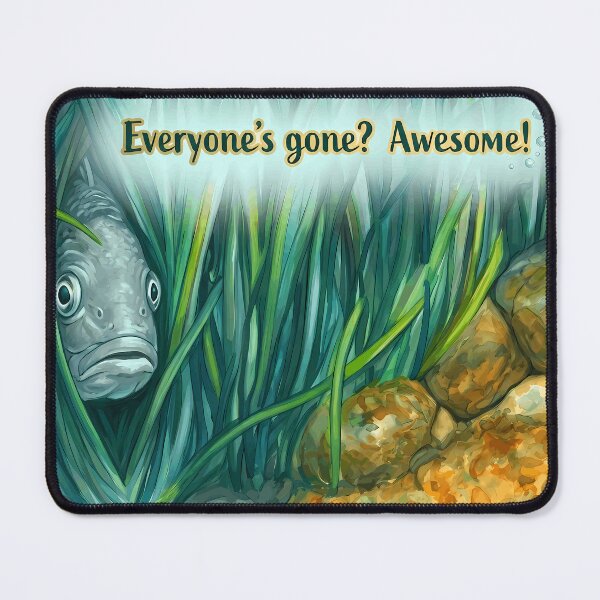Item preview, Fishy hates parties designed and sold by packratlabs.