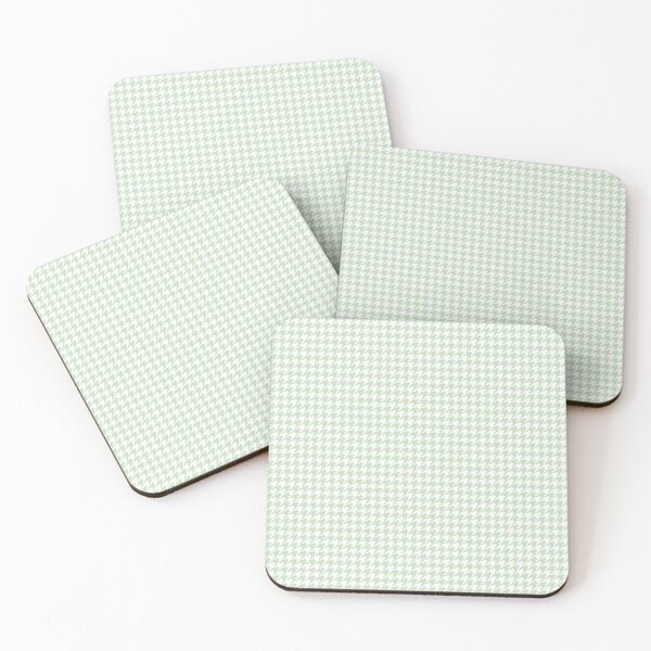 Item preview, Mint green and white houndstooth designed and sold by Karf  ..