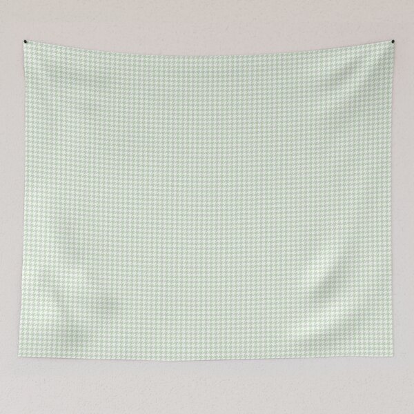 Item preview, Mint green and white houndstooth designed and sold by Karf  ..