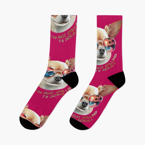 Item preview, Digital detox Chihuahua - too busy chiling to scroll designed and sold by GraphicComet.