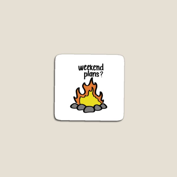 Item preview, Campfire - Weekend Plans? designed and sold by outnbackco.