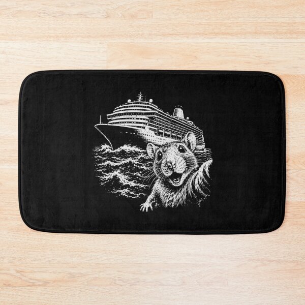 Item preview, Hantavirus 2026 Funny Shocked Rat Selfie With Cruise Ship designed and sold by gunaone-design.