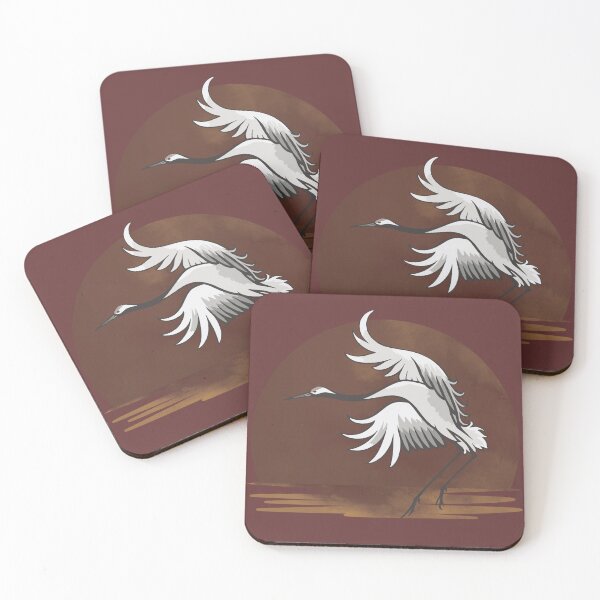 Artikelvorschau, Majestic Stork Landing at Sunset - Peaceful Nature Bird Art. entworfen und verkauft von LunaPrintCo.