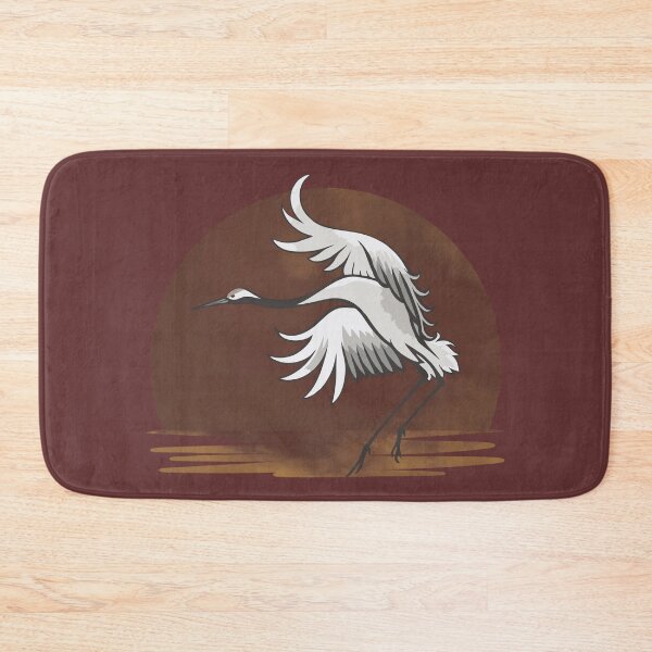 Artikelvorschau, Majestic Stork Landing at Sunset - Peaceful Nature Bird Art. entworfen und verkauft von LunaPrintCo.