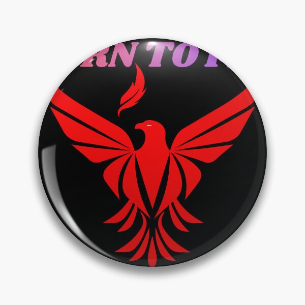 Item preview, Phoenix Emblem With Born To Fly designed and sold by ShaLogoStudio.