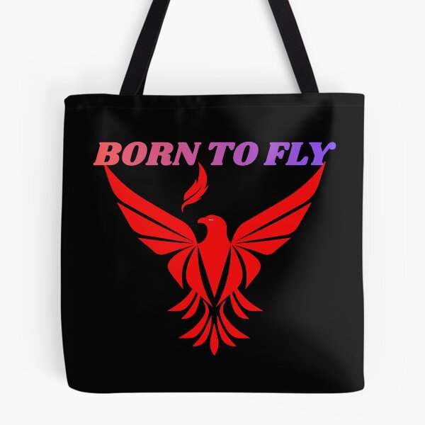 Item preview, Phoenix Emblem With Born To Fly designed and sold by ShaLogoStudio.