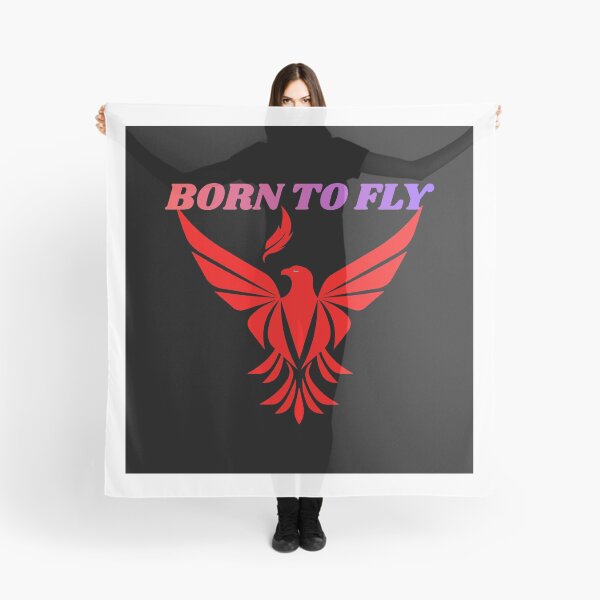 Item preview, Phoenix Emblem With Born To Fly designed and sold by ShaLogoStudio.