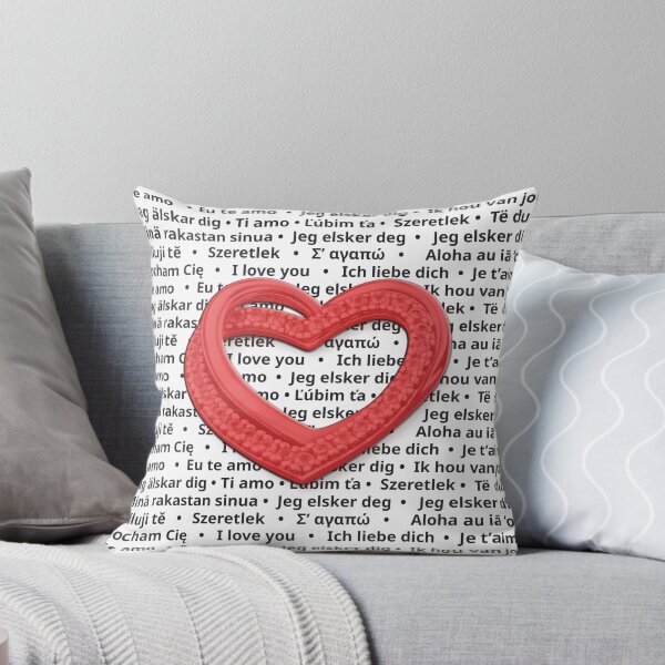 Item preview, Love in Many Languages – Heart Typography Design designed and sold by ulupono.