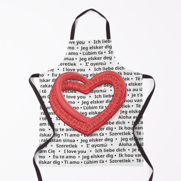 Item preview, Love in Many Languages – Heart Typography Design designed and sold by ulupono.