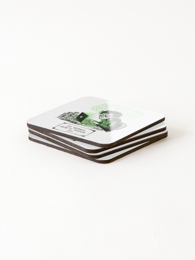 Thumbnail 4 of 5, Coasters (Set of 4), Programmer Debug Life designed and sold by Ortsas.