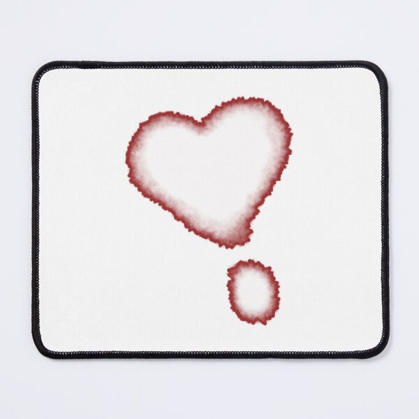 Item preview, Blurred Heart Left in Soft Red designed and sold by CuteartBySakura.