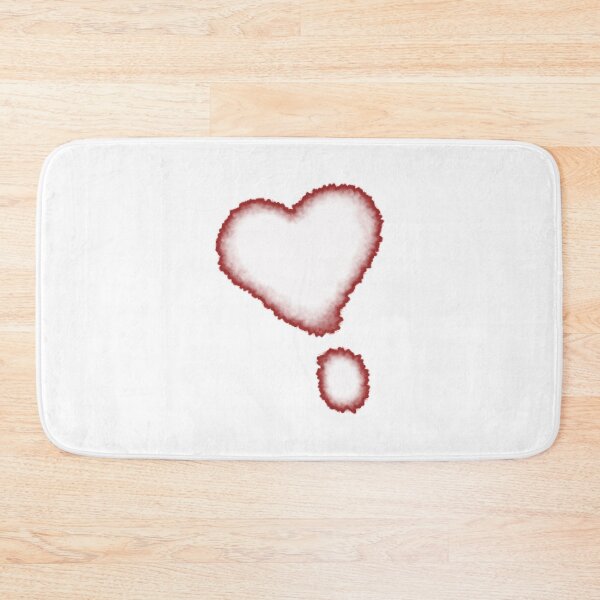 Item preview, Blurred Heart Left in Soft Red designed and sold by CuteartBySakura.
