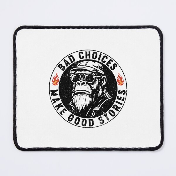 Item preview, Bad Choices Make Good Stories Funny Life Quote designed and sold by gunaone-design.