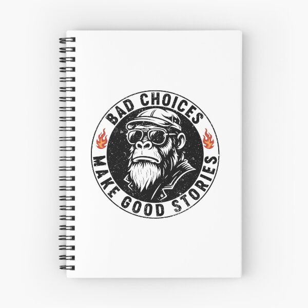 Item preview, Bad Choices Make Good Stories Funny Life Quote designed and sold by gunaone-design.