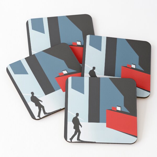 Item preview, Bauhaus Minimalism - Geometric Shadows and Light Architecture designed and sold by Caspereickeart.