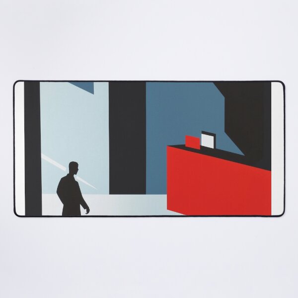 Item preview, Bauhaus Minimalism - Geometric Shadows and Light Architecture designed and sold by Caspereickeart.
