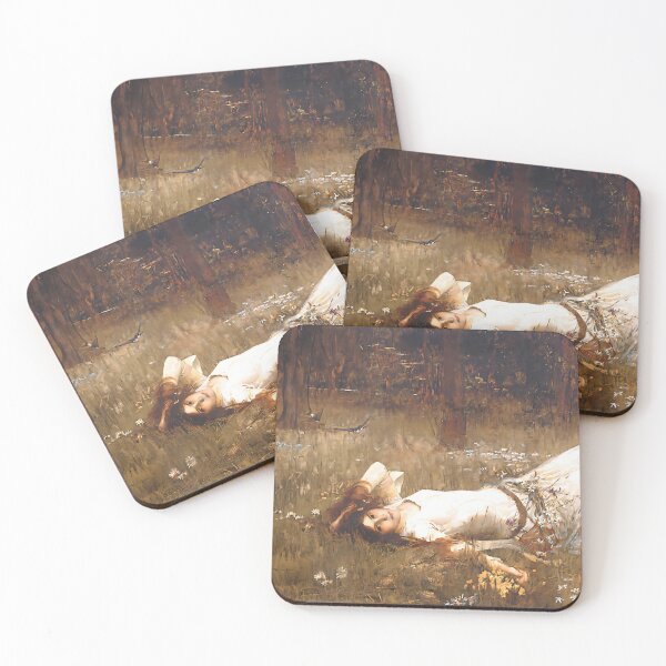 Item preview, Ophelia Lying in the Grass - John William Waterhouse designed and sold by Jon-Baran.