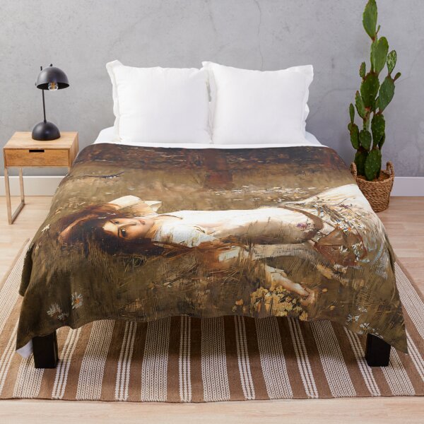 Item preview, Ophelia Lying in the Grass - John William Waterhouse designed and sold by Jon-Baran.