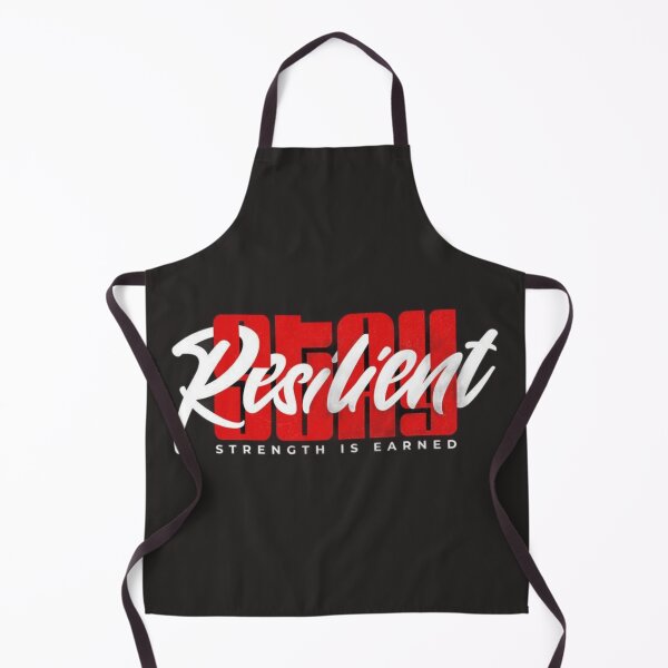Item preview, Stay Resilient Strength Is Earned Typography designed and sold by NexusCreash.