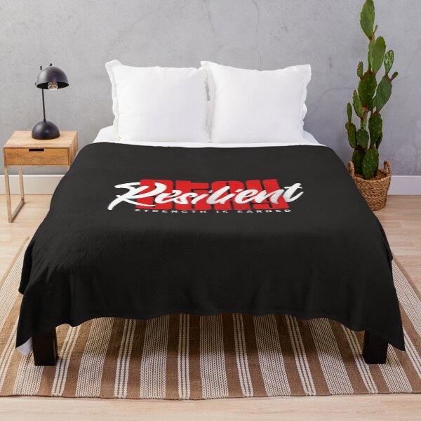 Item preview, Stay Resilient Strength Is Earned Typography designed and sold by NexusCreash.