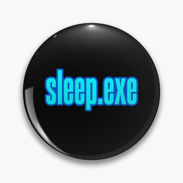Item preview, sleep.exe, Blue Outlined designed and sold by Memes N Lore .