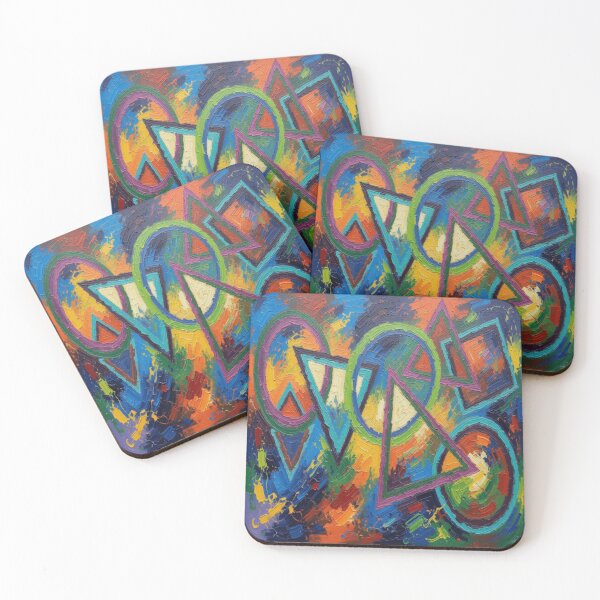 Item preview, Disorder By Design Burst Modern  colorful geometric abstract design designed and sold by SmashingDeals.
