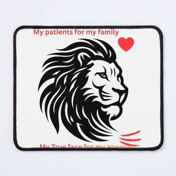 Item preview, Lion Heart Dual Nature designed and sold by ShaLogoStudio.