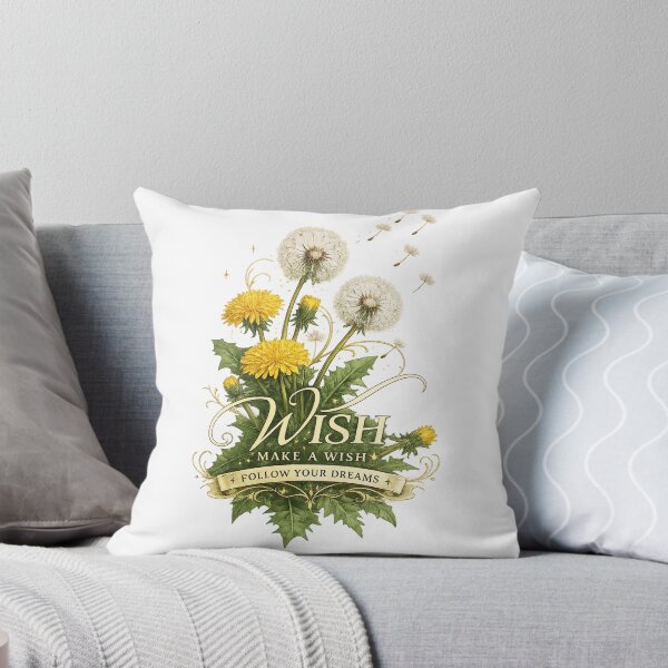 Item preview, Wish Dandelion Botanical Graphic Tee designed and sold by GreenVerseStore.
