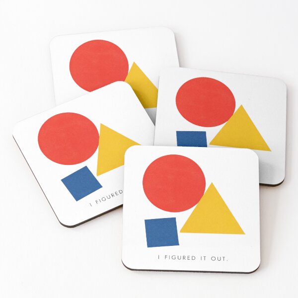 Item preview, I Figured It Out Bauhaus Modern Minimalist Print designed and sold by Notecrea.
