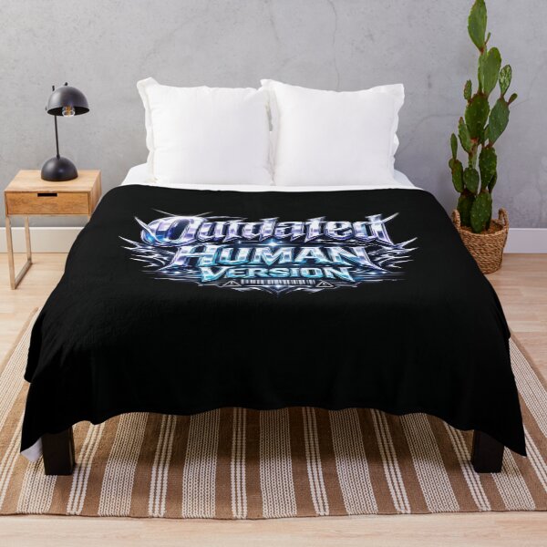 Item preview, Outdated Human Version – Futuristic Y2K Cyber Typography Design designed and sold by XxZainStylexX.